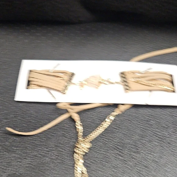 Ettika Gold and Tan Minimalist Necklace Collection - Picture 4 of 4